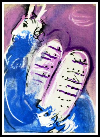 Litografía Chagall - MOISE II