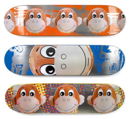 Serigrafía Koons - Monkey Train Decks for Supreme