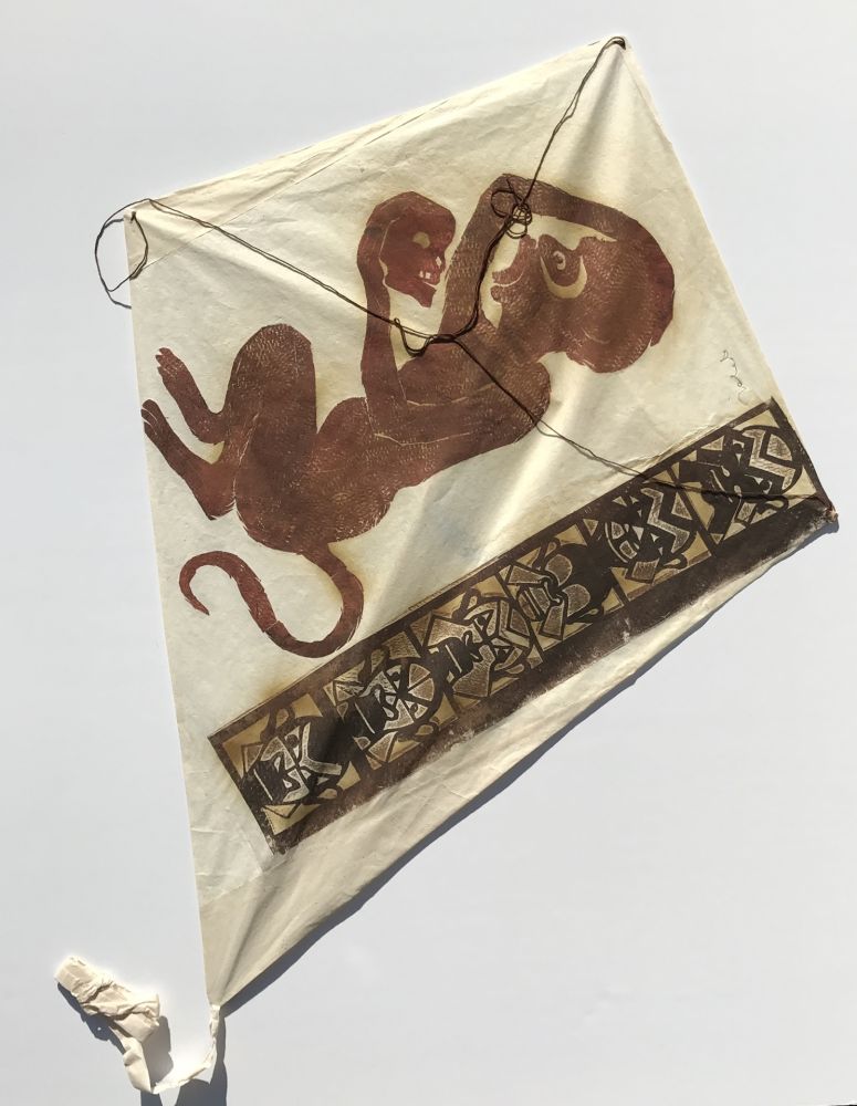 Sin Técnico Toledo - Monkey with Skull Kite