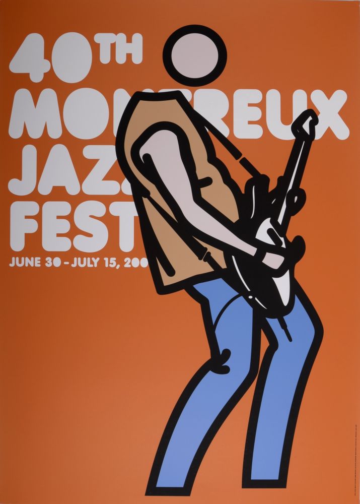 Serigrafía Opie - Montreux Jazz Festival, 2006