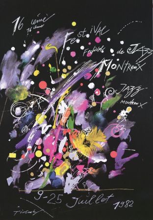 Serigrafía Tinguely - Montreux Jazz Poster