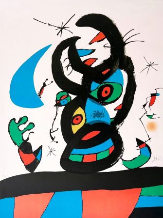 Litografía Miró - Montroig I 
