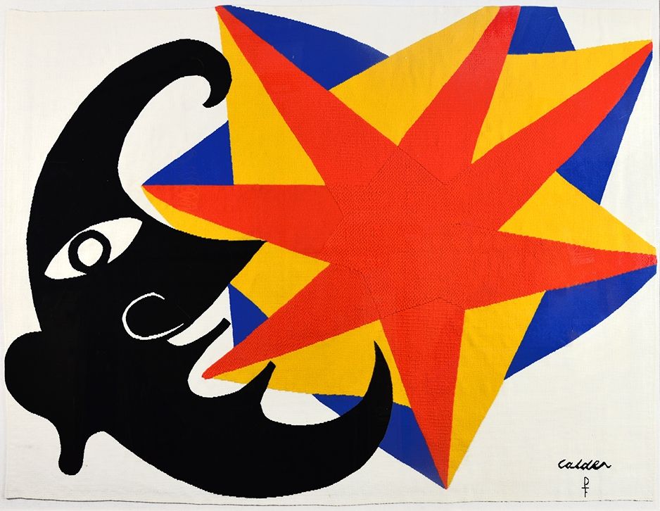Sin Técnico Calder - Moon and Star Tapestry