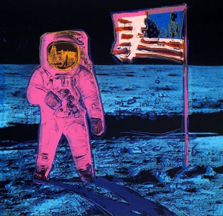 Serigrafía Warhol - Moonwalk, FS II.405 (Pink)