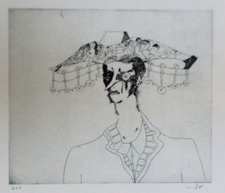 Aguafuerte Y Aguatinta Condo - More sketches of Spain-For Miles Davis 4