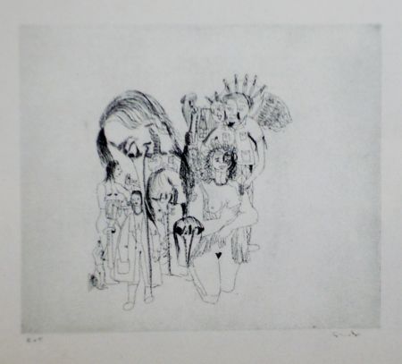 Aguafuerte Y Aguatinta Condo - More sketches of Spain-For Miles Davis 5