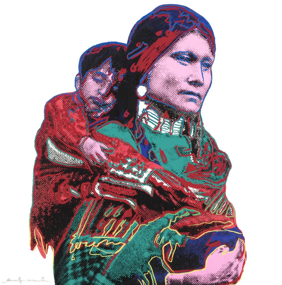 Serigrafía Warhol - Mother and Child (FS II.383)