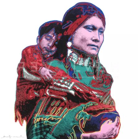 Serigrafía Warhol - Mother and Child (FS II.383)