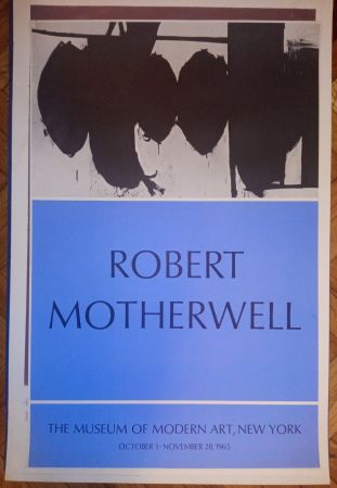 Cartel Motherwell - Motherwell Museum of Modern Art 1965