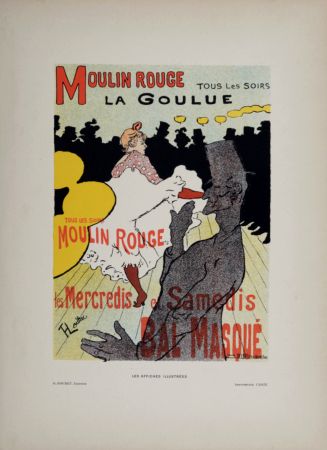 Litografía Toulouse-Lautrec - Moulin Rouge La Goulue, 1896