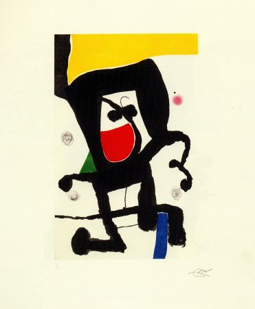 Grabado Miró - Mousse dans les cordages 