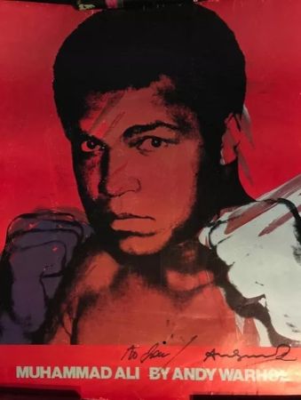 Litografía Warhol - Muhammad Ali
