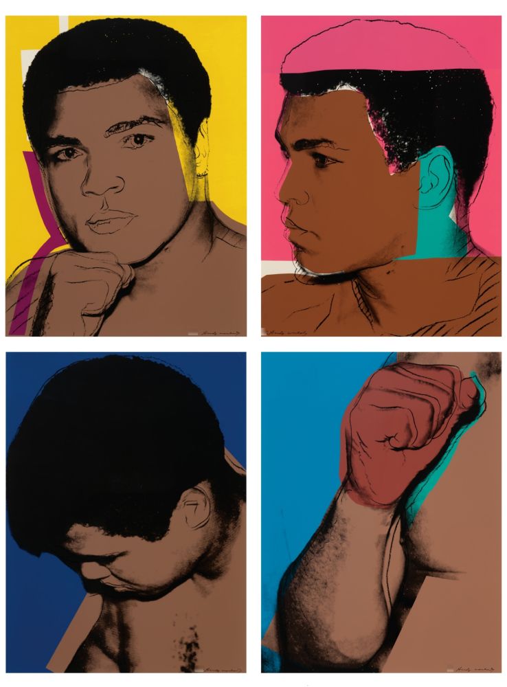 Serigrafía Warhol - Muhammad Ali Complete Portfolio 