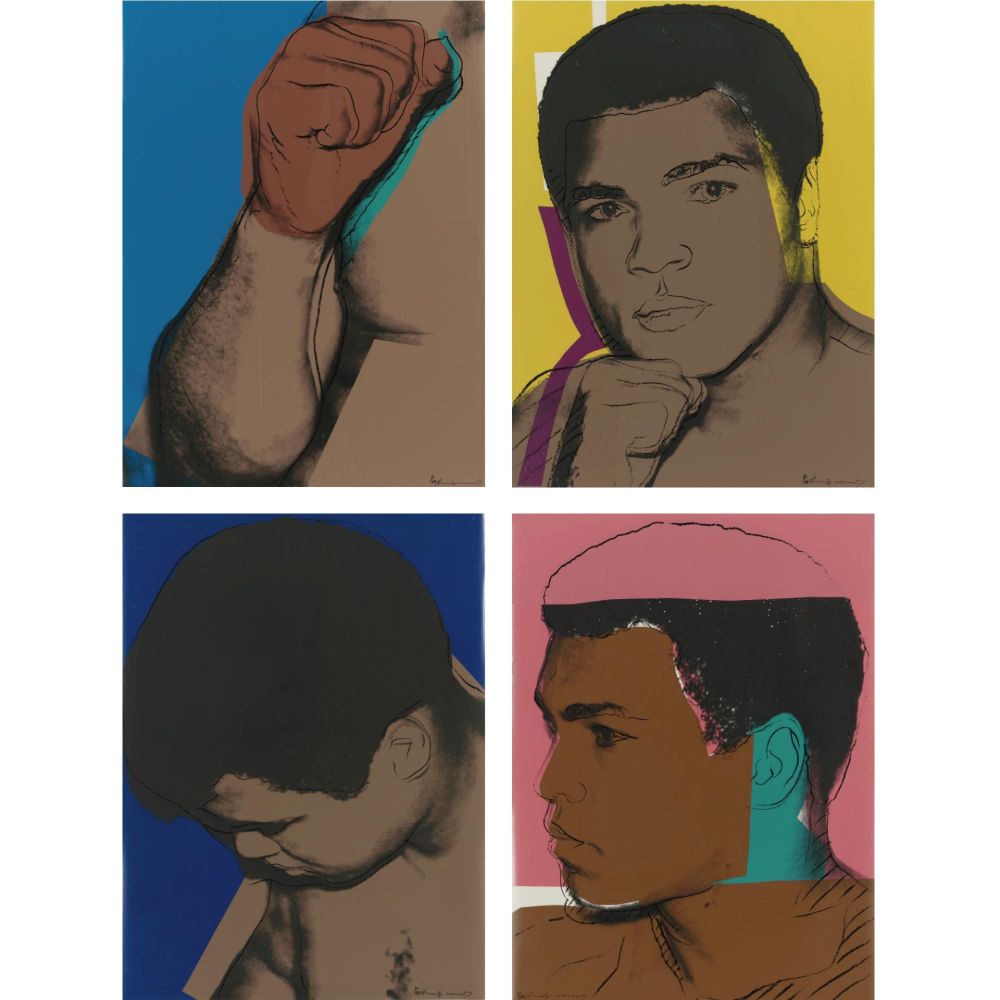 Serigrafía Warhol - Muhammad Ali Complete Portfolio 