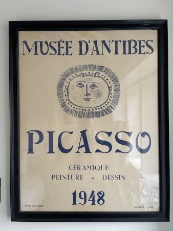 Litografía Picasso - Musee d'Antibes Ceramique, Peinture, Dessin 1948