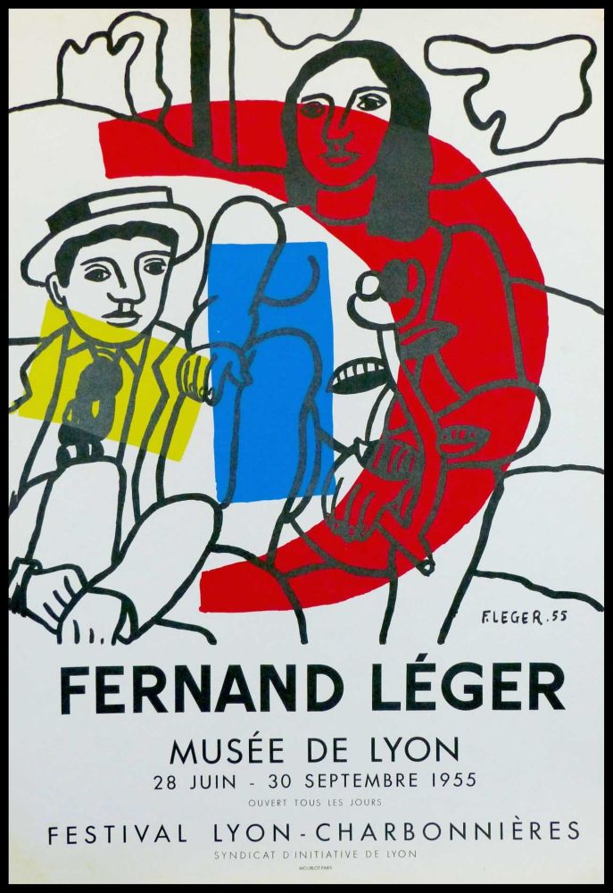 Litografía Leger - MUSEE DE LYON - FESTIVAL LYON CHARBONNIERES