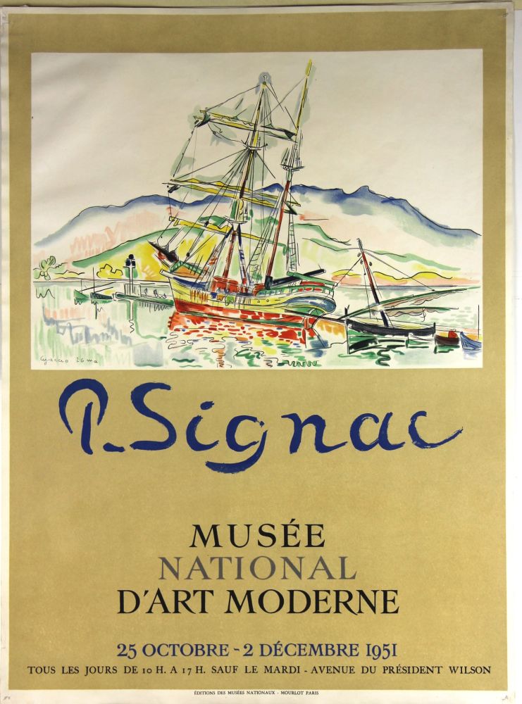 Litografía Signac - Musee National d'Art Moderne