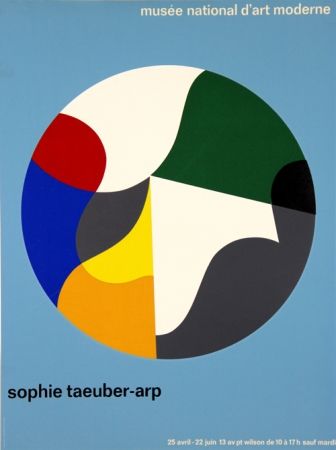 Serigrafía Taeuber-Arp - Musee National d'Art Moderne De Paris