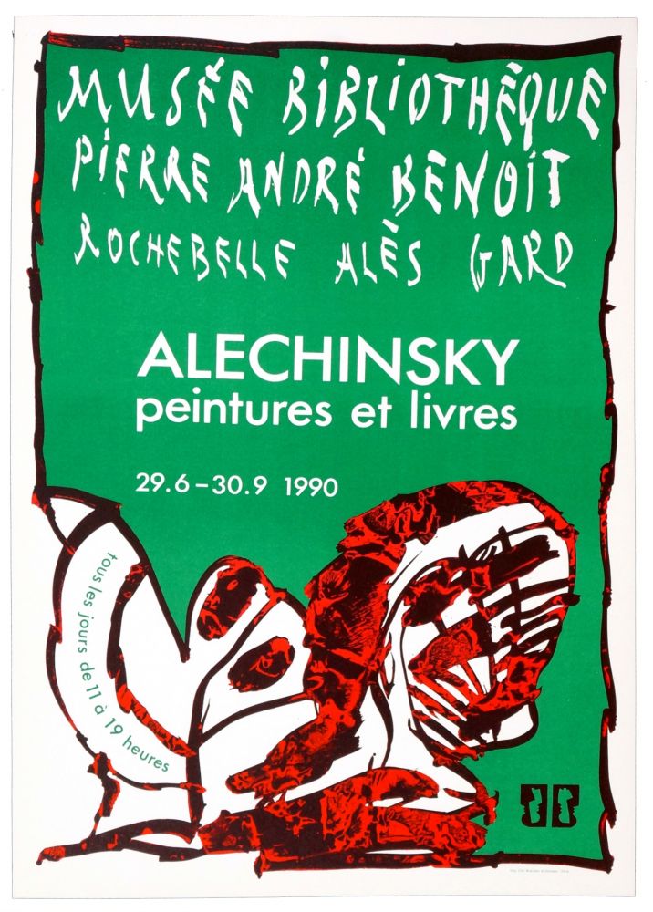 Cartel Alechinsky - Musée Bibliothèque PIerre André Benoit
