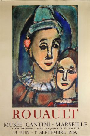 Litografía Rouault - Musée  Cantini 