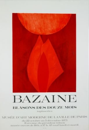 Litografía Bazaine - Musée D'Art Moderne de Paris
