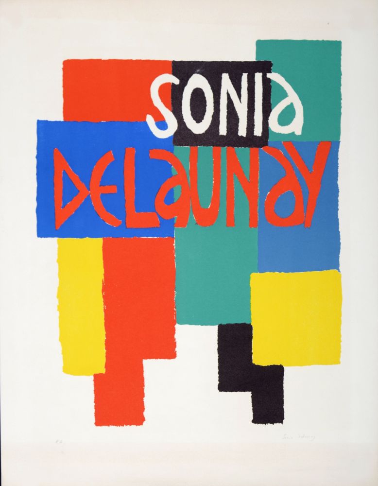 Litografía Delaunay - Musée de Grenoble, 1974 