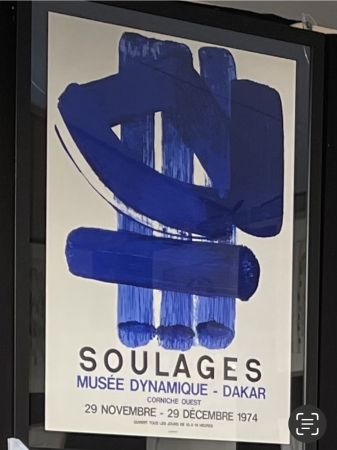 Litografía Soulages - Musée dynamique 