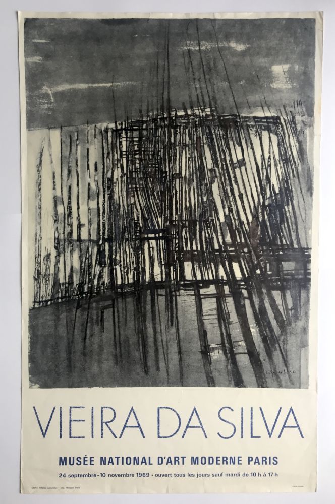 Cartel Vieira Da Silva - Musée national d'art moderne