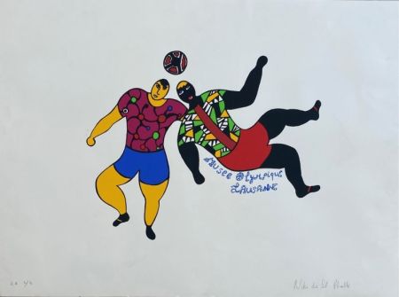 Serigrafía De Saint Phalle - Musée olympique Lausanne 