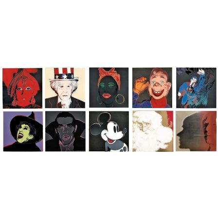 Serigrafía Warhol - Myths Complete Portfolio