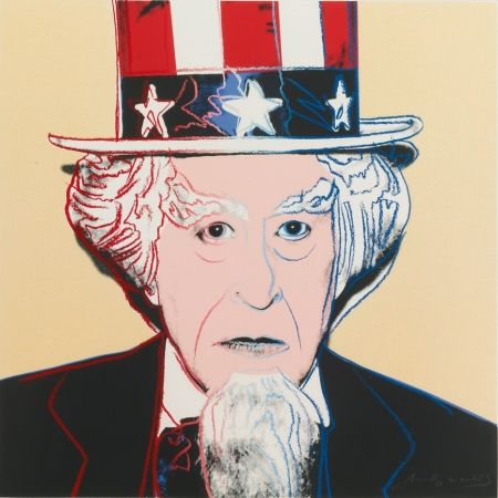 Serigrafía Warhol - MYTHS: UNCLE SAM FS II.259