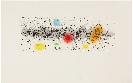 Aguatinta Miró - Méandres et vent 