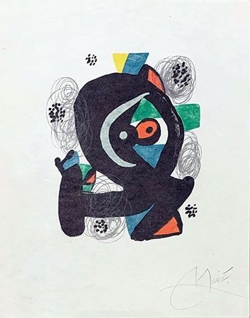 Litografía Miró - Mélodie acide