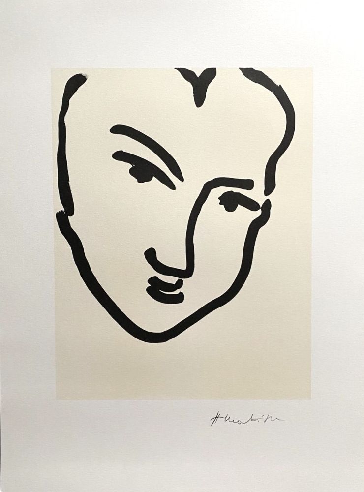 Cartel Matisse (After) - Nadia au Visage Penché