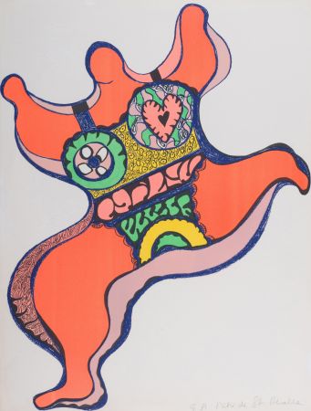 Litografía De Saint Phalle - Nana, 1971. Lithographie signé. 