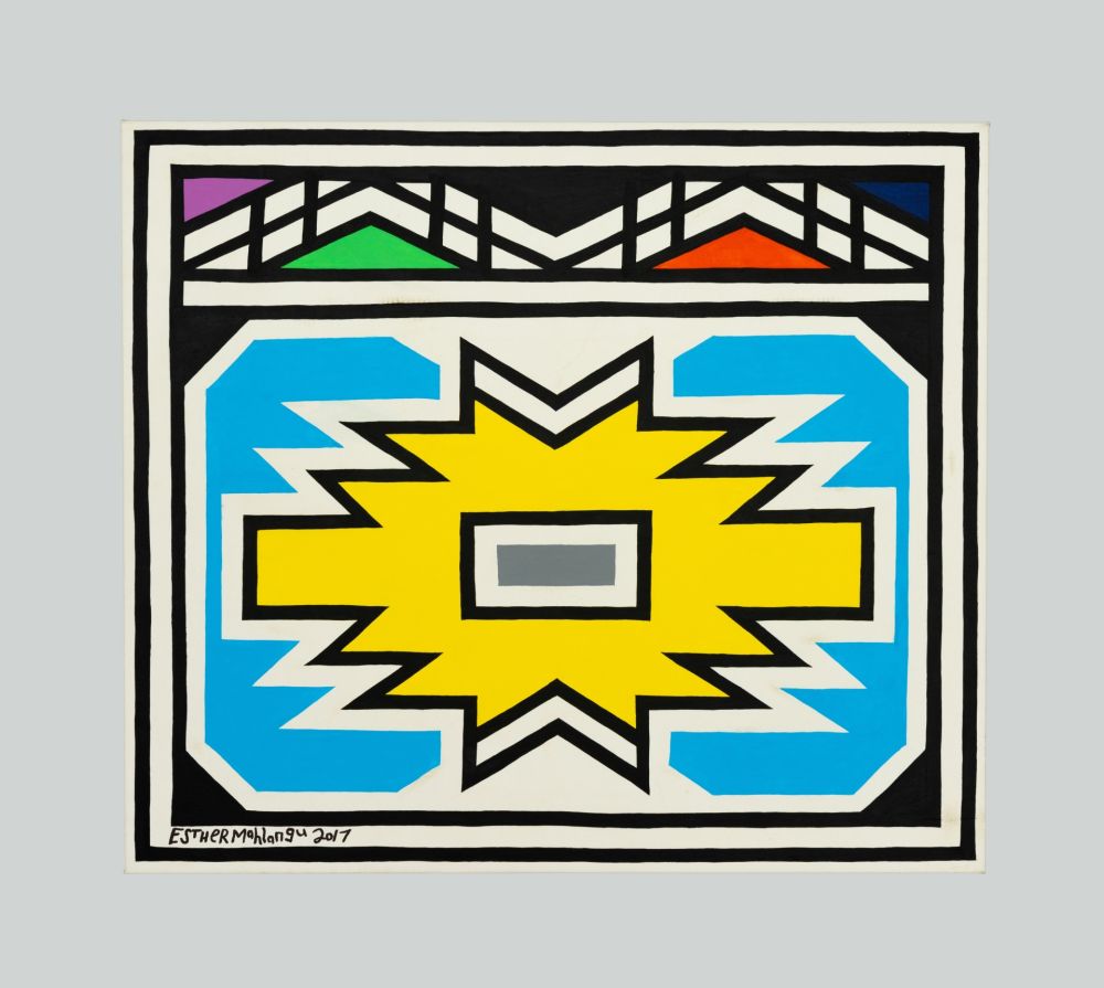 Sin Técnico Mahlangu - Ndebele pattern