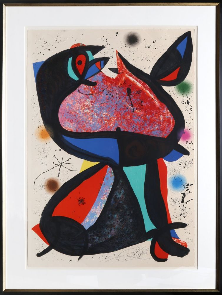 Litografía Miró - Nestor