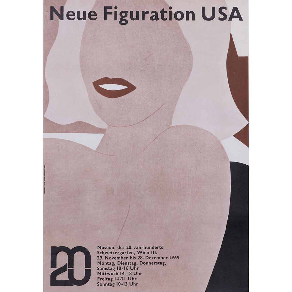 Cartel Wesselmann - Neue figuration USA 1969