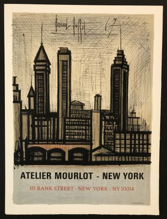 Litografía Buffet - New York (Affiche)