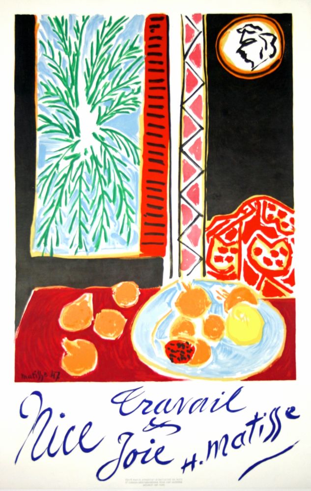 Litografía Matisse - Nice Travail et Joie