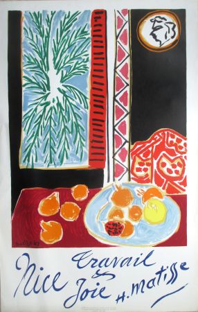 Litografía Matisse - Nice, Travail et joie