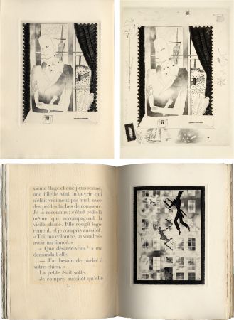 Libro Ilustrado Alexeïeff - Nicolai Gogol : JOURNAL D'UN FOU (1927).