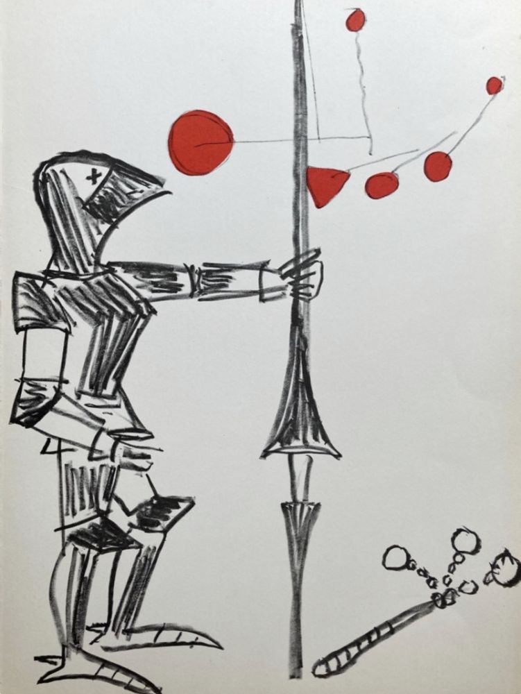 Litografía Calder - Noble chevalier