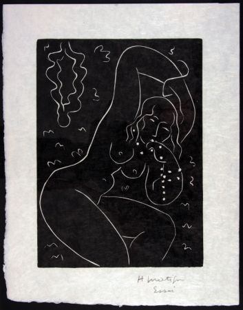 Linograbado Matisse - Nu Au Bracelet