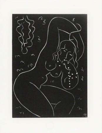 Linograbado Matisse - Nu au Bracelet