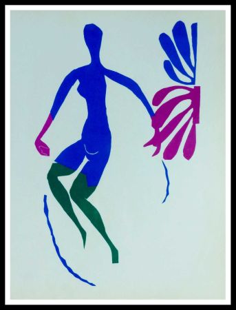 Litografía Matisse (After) - NU AU ROSEAUX