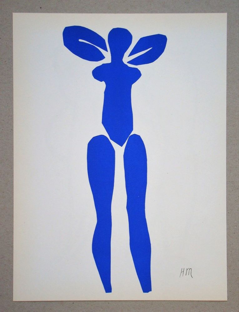 Litografía Matisse (After) - Nu bleu debout - 1952