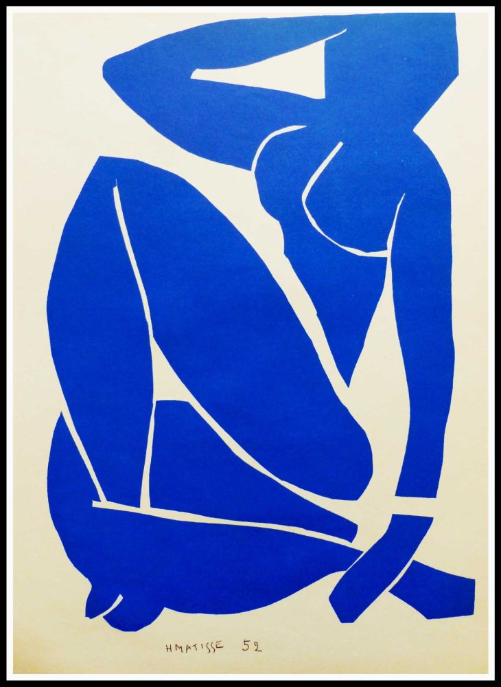 Litografía Matisse (After) - NU BLEU I