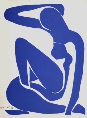 Litografía Matisse (After) - Nu Bleu I, 1958