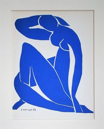 Litografía Matisse (After) - Nu bleu II
